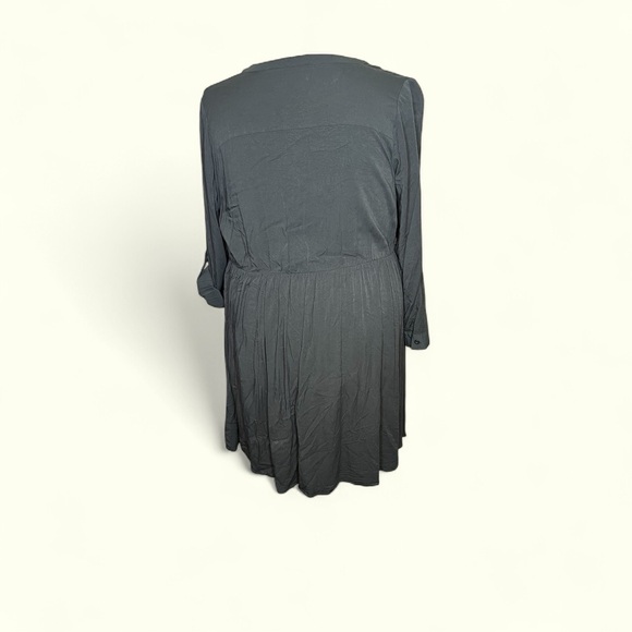 Torrid Olive Green Button Up Dress - Picture 3 of 5